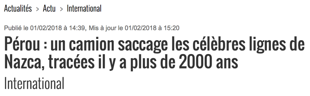 La Dépêche 01/02/2018