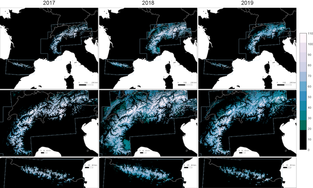 Snow cover duration (days)